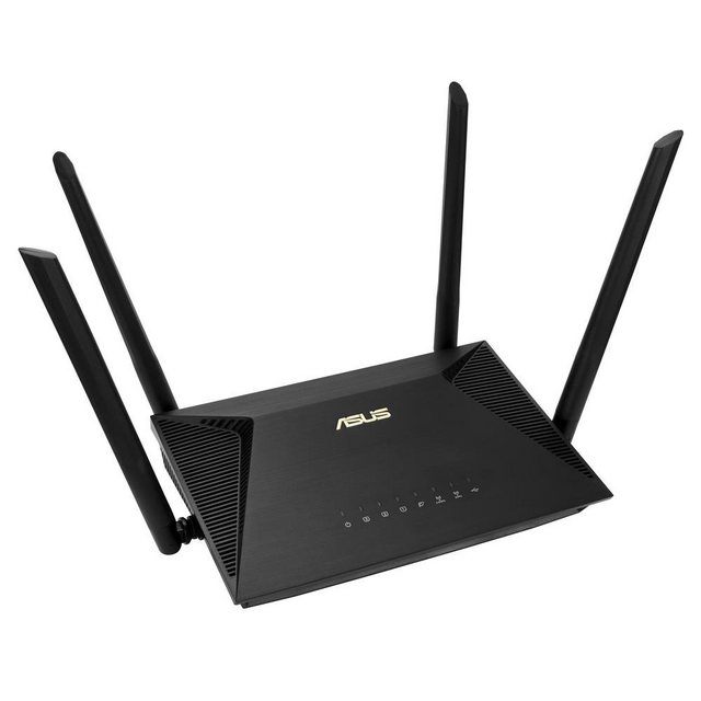 Asus RT-AX53U WLAN-Router, AX1800 Dual-Band WiFi 6, MU-MIMO und OFDMA-Technologie, AiProtection, Kindersicherung