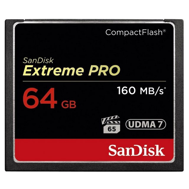 Mehr Produktinformationen geeignet für Endgeräte mit CompactFlash Typ I und II Steckplatzunterstützt UDMA-7-Modus (abwärtskompatibel)original SanDisk Markenware