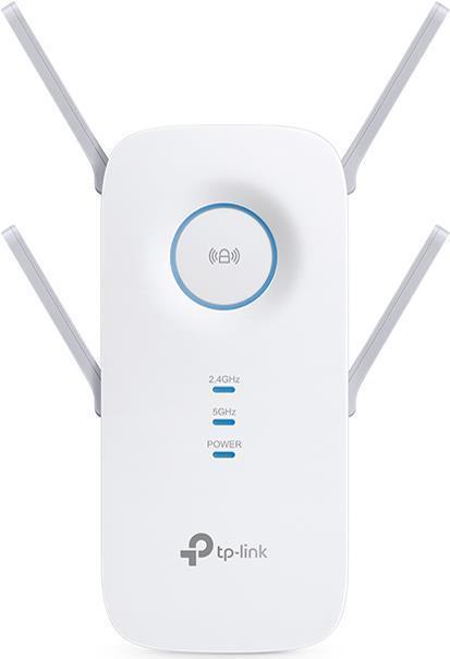 TP-Link AC2600 WLAN Repeater – Netzwerk-Repeater – 1733 Mbit/s – WLAN – Eingebauter Ethernet-Anschluss – Weiß (RE655)