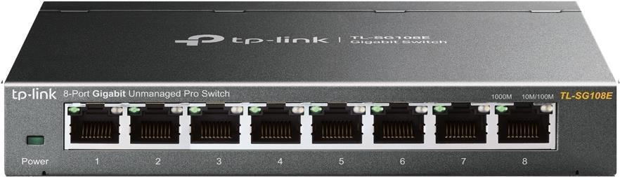 TP-Link Gigabit 8-Port Switch (TL-SG108E V5) [Gigabit LAN, Auto MDI/MDIX, Green Network Technologie] (TL-SG108E V5)