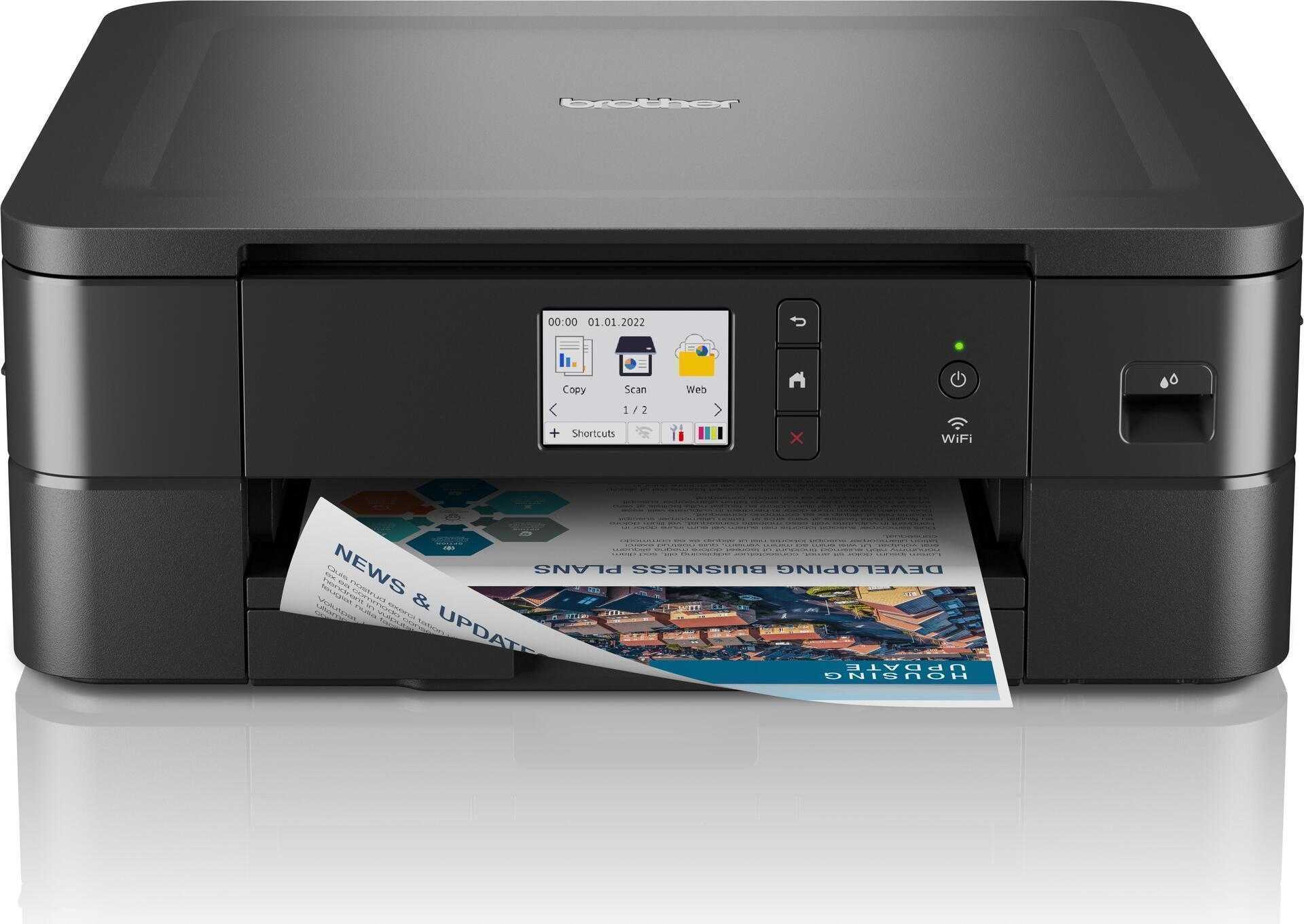 Brother DCP-J1140DW – Multifunktionsdrucker – Farbe – Tintenstrahl – A4/Letter (Medien) – bis zu 13 Seiten/Min. (Kopieren) – bis zu 17 Seiten/Min. (Drucken) – 150 Blatt – USB 2.0, Wi-Fi(n) (DCPJ1140DWRE1)