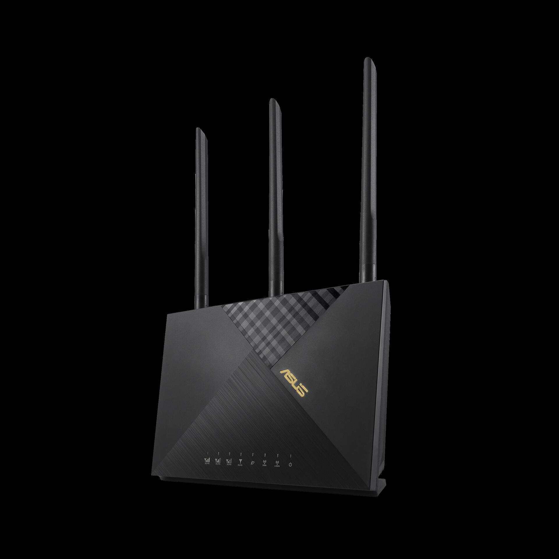 Kurzinfo: ASUS 4G-AX56 - Wireless Router - WWAN - 4-Port-Switch - GigE - 802.11a/b/g/n/ac/ax - Dual-Band Wartung nicht enthalten Gruppe Bridges & Router Hersteller ASUS Hersteller Art. Nr. 90IG06G0-MO3110 Modell 4G-AX56 EAN/UPC 4718017869225 Produktbeschreibung: ASUS 4G-AX56 - Wireless Router - WWAN - 802.11a/b/g/n/ac/ax - Desktop Gerätetyp Wireless Router - drahtloses Mobilfunkmodem - 4-Port-Switch (integriert) Gehäusetyp Desktop Dienstanbieter Wartung nicht enthalten Zellprotokoll UMTS