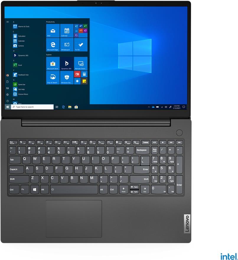 Lenovo V15 G2 ITL 82KB – Core i3 1115G4 / 3 GHz – Win 10 Pro 64-Bit – 8 GB RAM – 256 GB SSD NVMe – 39.6 cm (15.6) TN 1920 x 1080 (Full HD) – UHD Graphics – Wi-Fi 5, Bluetooth – Schwarz – kbd: Deutsch