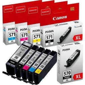 Kurzinfo: Canon PGI-570XL/CLI-571 Multipack - 5er-Pack - Schwarz