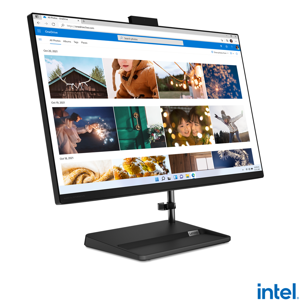 Kurzinfo: Lenovo IdeaCentre AIO 3 27IAP7 F0GJ - All-in-One (Komplettlösung) - mit Ständer - Core i3 1220P / 1.5 GHz - RAM 8 GB - SSD 512 GB - NVMe - UHD Graphics - GigE