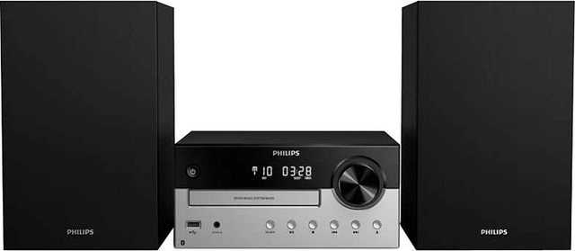 Philips TAM4205/12 Microanlage (FM-Tuner, UKW mit RDS, 60 W)