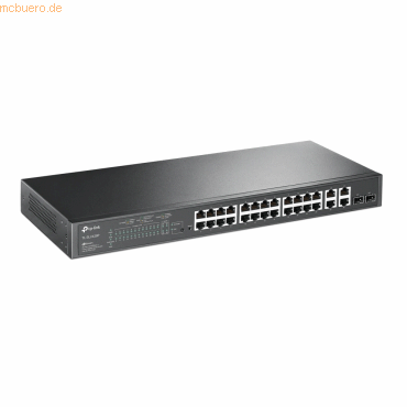 Der TL-SL2428P von TP-Link ist ein professioneller 24 Port PoE+ Switch mit zwei zusätzlichen Gigabit Ports und zwei Combo Gigabit RJ45/SFP-Ports. Die Einhaltung des 802.3af/at PoE+ Standards unterstützt bis zu 30 W an jedem PoE-Port. Das gesamte Leistungsbudget von 250 W bietet eine breite Palette von Anwendungen. Er eignet sich ideal für Überwachungssysteme