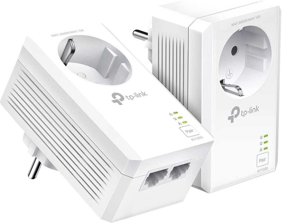 Kurzinfo: TP-Link Powerline TL-PA7027P - V1 - Starter Kit - Bridge - GigE