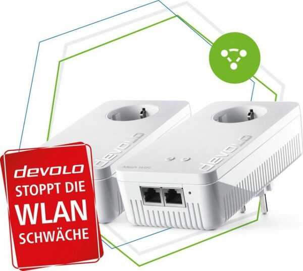 Devolo Mesh WLAN sorgt für wirklich nahtloses WLAN im ganzen Zuhause. Vergessen Sie Funklöcher und erleben Sie Gigabit-WLAN mit maximaler Performance. Bis zu 100 Endgeräte werden über alle Raumgrenzen hinweg mit stabilem Mesh-WLAN versorgt