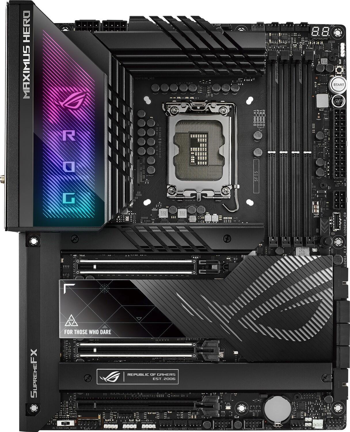 Kurzinfo: ASUS ROG Maximus Z790 Hero - Motherboard - ATX - LGA1700-Sockel - Z790 Chipsatz - USB 3.2 Gen 1