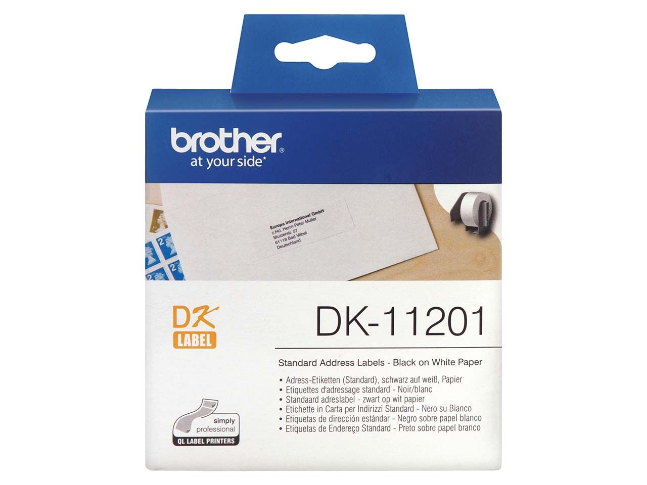 Brother Adressetiketten „DK-11201“ 29 x 90 mm