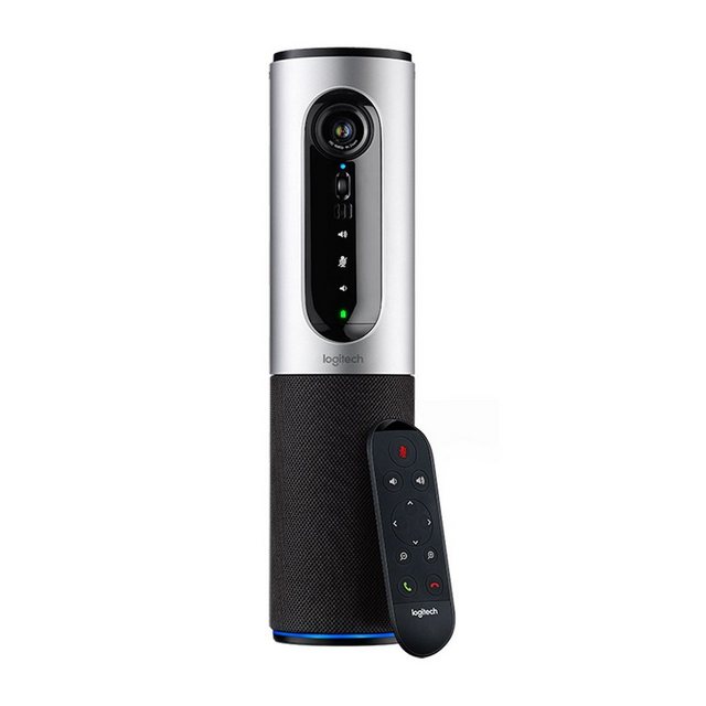 Logitech ConferenceCam Connect Full HD-Webcam (Full-HD, 1080p, 3MP, 30fps, 90° FOV, Autofokus, 4x Zoom)