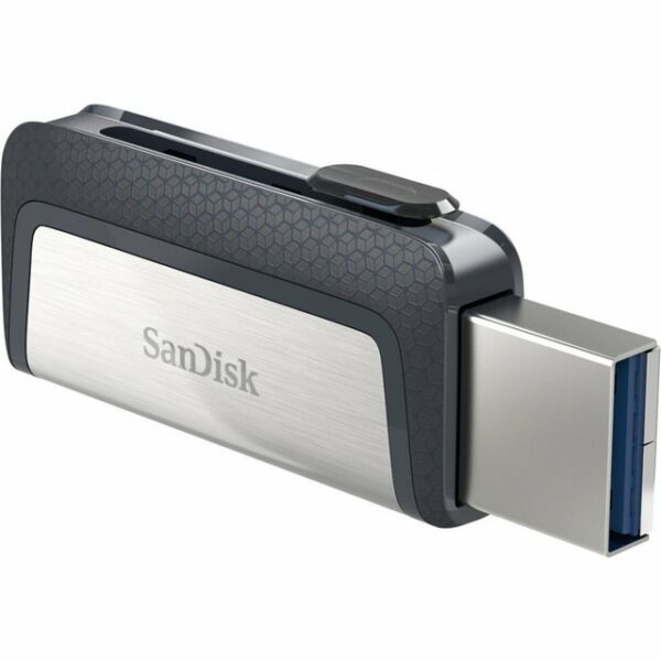 Das SanDisk Ultra® Dual Drive USB Typ-C™ verfügt über einen reversiblen USB Typ-C™ Anschluss und einen herkömmlichen USB Anschluss zur schnellen und einfachen Dateiübertragung zwischen Smartphones