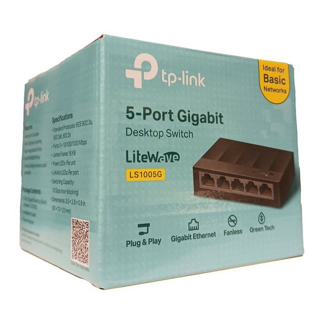 TP-Link 5 Port Gigabit Netzwerk-Switch