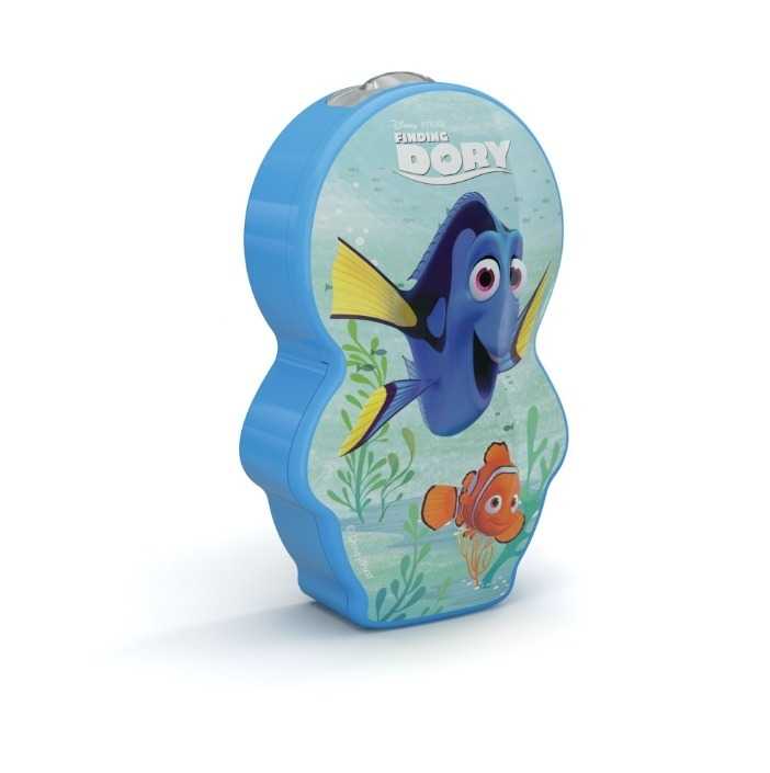 Philips LED Jungen Kinderzimmerlampen Findet Dory, Blau, türkis, Kunststoff, 7176735P0