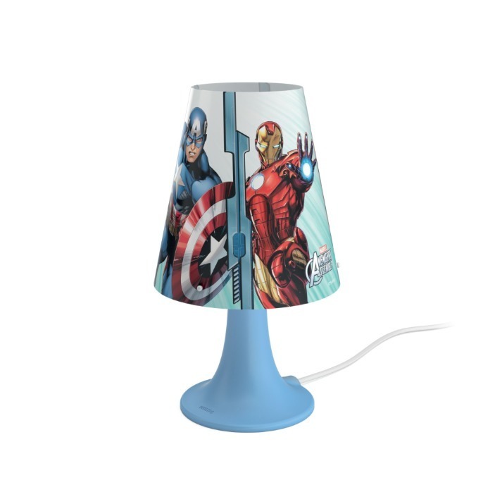 Philips LED Jungen Kinderzimmerlampen Avengers, Blau, grün, Kunststoff, 717953616