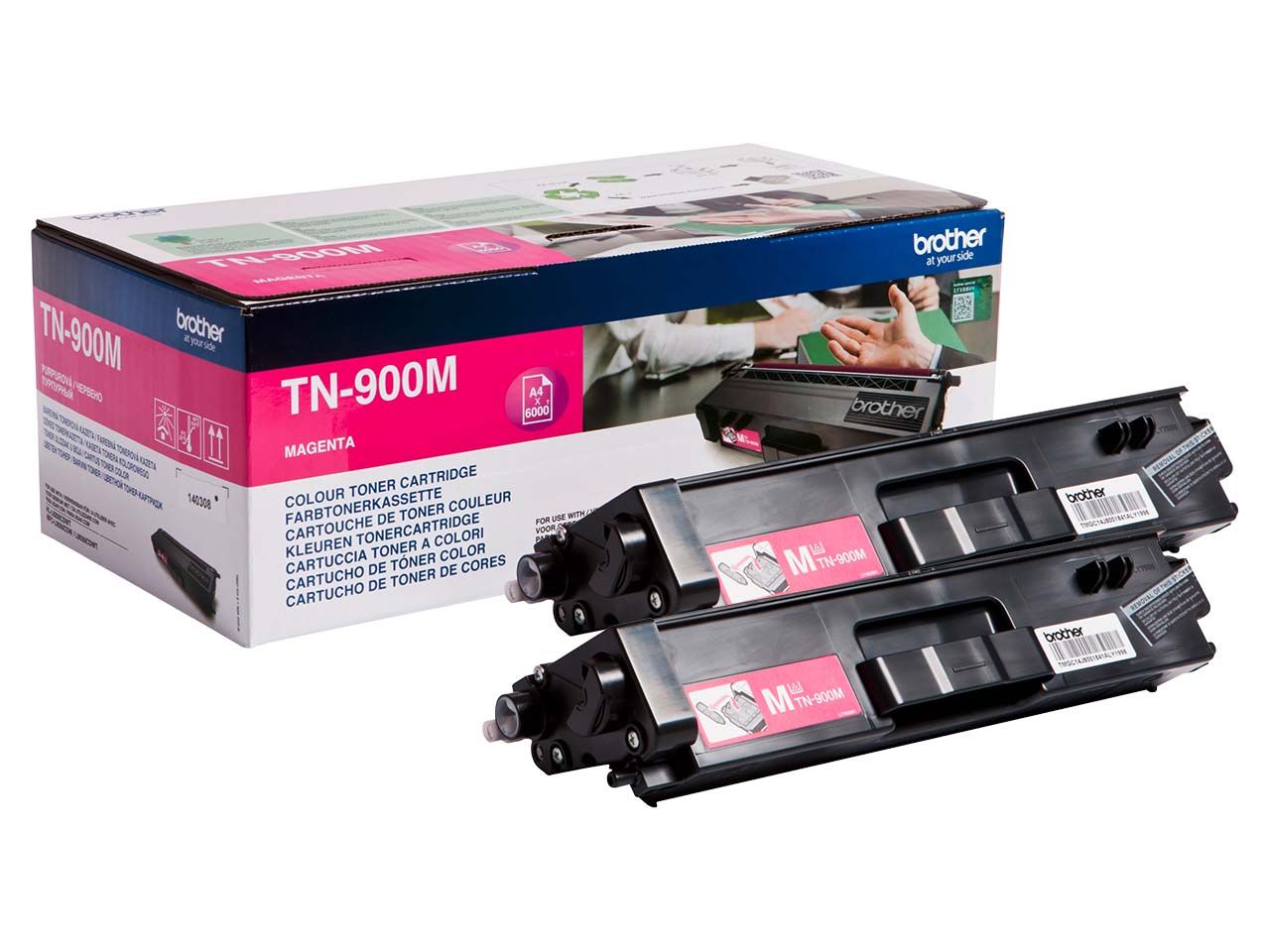 Brother Twinpack Toner TN-900M magenta