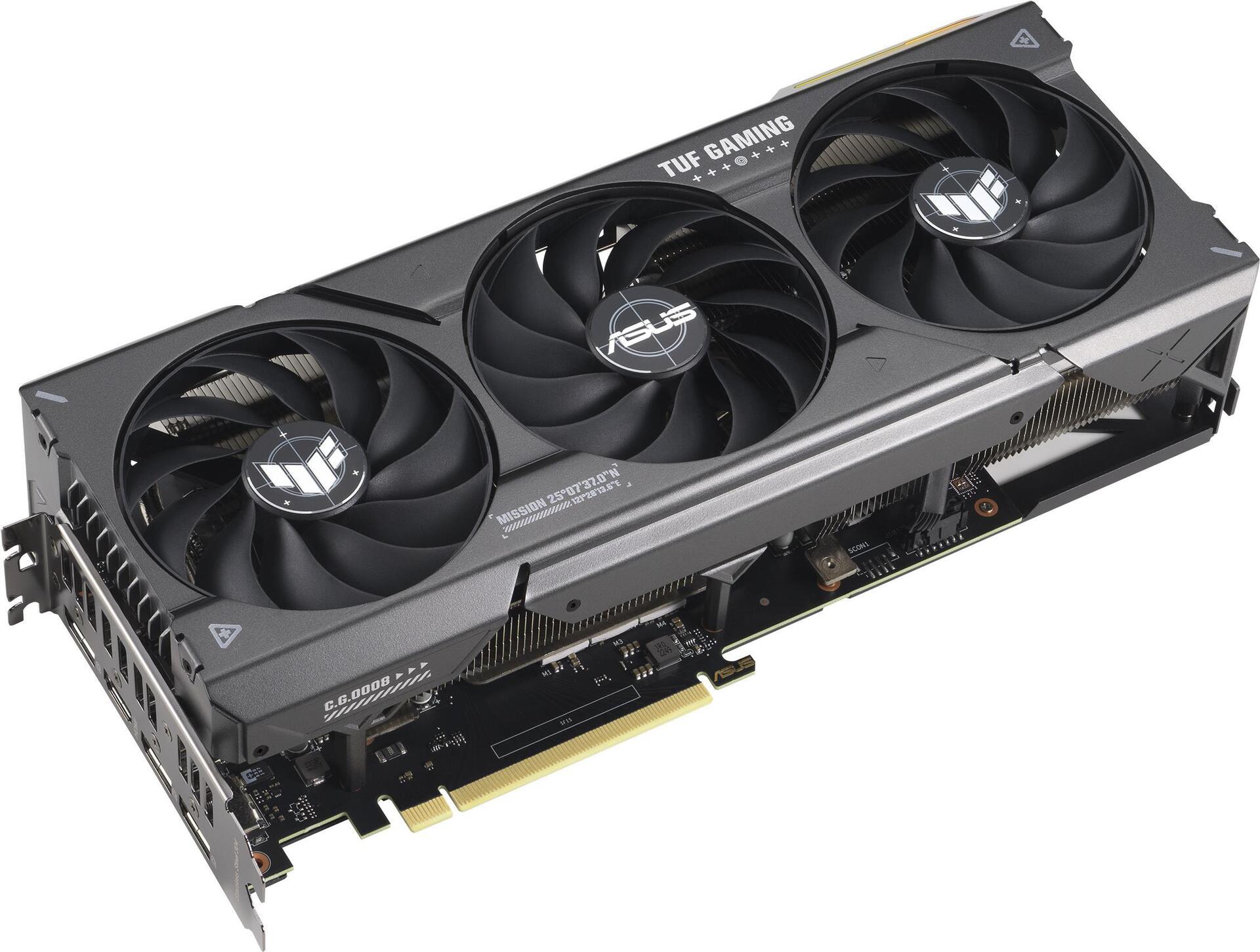 ASUS TUF Gaming GeForce RTX 4070 12GB – Grafikkarten – GeForce RTX 4070 – 12GB GDDR6X – PCIe 4,0 – 2 x HDMI, 3 x DisplayPort (90YV0IZ1-M0NA00)