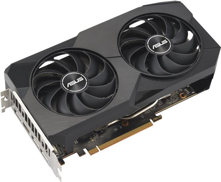 ASUS Dual Radeon RX 7600 8GB – OC Edition – Grafikkarten – Radeon RX 7600 – 8GB GDDR6 – PCIe 4,0 – HDMI, 3 x DisplayPort – Box (90YV0IH1-M0NA00)