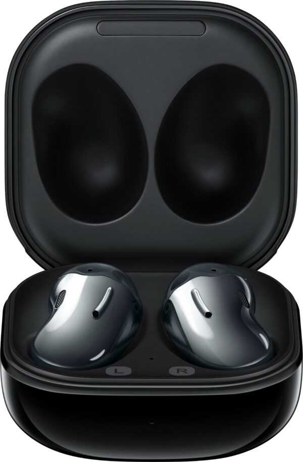 Kurzinfo: Samsung Galaxy Buds Live - True Wireless-Kopfhörer mit Mikrofon - im Ohr - Bluetooth - aktive Rauschunterdrückung - Mystic Black Gruppe Headsets & Mikrofone Hersteller Samsung Hersteller Art. Nr. SM-R180NZKAEUA Modell Galaxy Buds Live EAN/UPC 8806090486852 Produktbeschreibung: Samsung Galaxy Buds Live - True Wireless-Kopfhörer mit Mikrofon Produkttyp True Wireless-Kopfhörer - Bluetooth Empfohlene Verwendung Tragbare Elektronik Farbe Mystic Black Kopfhörer-Formfaktor Im Ohr Drahtlose Technologie Bluetooth Bluetooth-Version Bluetooth 5.0 Active Noise Canceling Ja Mit Mikrofonen 3 Intelligenter Assistent Bixby Ausführliche Details Allgemein Produkttyp True Wireless-Kopfhörer - Bluetooth - kabellos Details zu Abmessungen & Gewicht Ohrhörer: 1.65 cm x 1.49 cm x 2.73 cm / 5.6 g Ladekoffer: 5 cm x 2.78 cm x 5.02 cm / 42.2 g Breite 1.65 cm Tiefe 1.49 cm Höhe 2.73 cm Gewicht 5.6 g Farbe Mystic Black Empfohlene Verwendung Tragbare Elektronik Audioausgang Kopfhörer-Formfaktor Im Ohr Anschlusstechnik