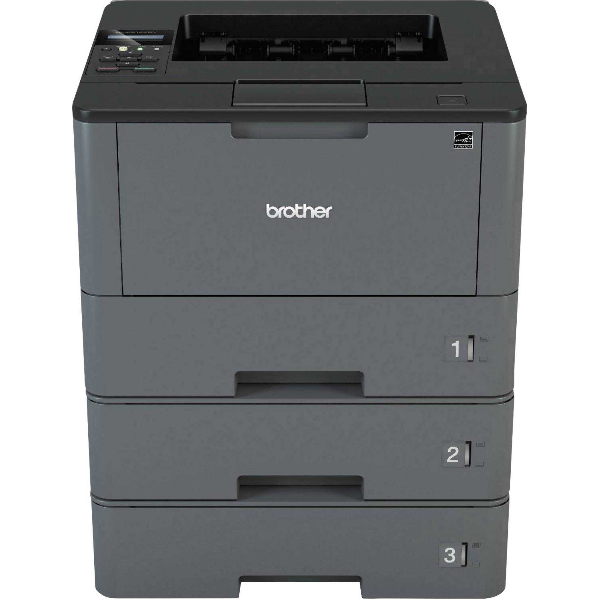 Brother HL-L5100DNTT – Drucker – s/w – Duplex – Laser – A4/Legal – 1200 x 1200 dpi – bis zu 40 Seiten/Min. – Kapazität: 800 Blätter – USB 2.0, LAN – mit Brother PRINT AirBag for 200000 pages