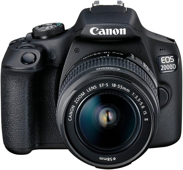 Canon EOS 2000D EF-S 18-55 IS II Value Up Kit Spiegelreflexkamera (EF-S 18-55 IS II, 24,1 MP, NFC, WLAN (Wi-Fi)