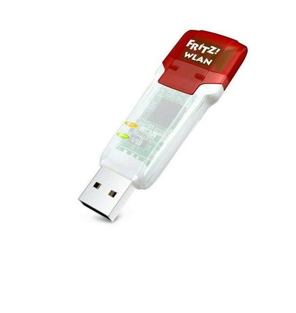 AVM FRITZ!WLAN Stick AC 860Das schnellste WLAN für den USB-AnschlussMit dem FRITZ!WLAN Stick AC 860 Edition International bietet AVM einen besonders leistungsfähigen WLAN Adapter zur kabellosen Verbindung mit der FRITZ!Box oder einem beliebigen WLAN Access Point. Der eingesetzte WLAN-AC-Standard und die leistungsstarke USB 3.0-Schnittstelle ermöglichen ultraschnelle Verbindungen mit bis zu 866 MBit/s (5 GHz). Die noch höhere Reichweite sowie besonders robuste Funkverbindungen machen den kleinen FRITZ!WLAN Stick AC 860 zum WLAN-Kraftpaket im Heimnetz.Mit Höchsttempo kabellos ins InternetDer FRITZ!WLAN Stick AC 860 ist die perfekte Ergänzung zu allen FRITZ!Box-Modellen mit WLAN AC