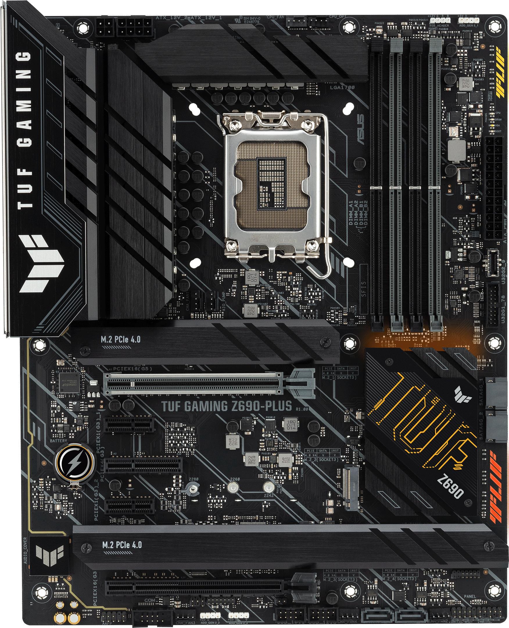 Kurzinfo: ASUS TUF GAMING Z690-PLUS - Motherboard - ATX - LGA1700-Sockel - Z690 Chipsatz - USB-C Gen2