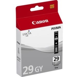 Kurzinfo: Canon PGI-29GY - Grau - original - Tintenbehälter - für PIXMA PRO-1 Gruppe Druckerverbrauchsmaterial Hersteller Canon Hersteller Art. Nr. 4871B001 Modell PGI-29GY EAN/UPC 4960999681948 Produktbeschreibung: Canon PGI-29GY - Grau - Original - Tintenbehälter Produkttyp Tintenbehälter Drucktechnologie Tintenstrahl Druckfarbe Grau Ausführliche Details Verbrauchsmaterial Verbrauchsmaterialtyp Tintenbehälter Drucktechnologie Tintenstrahl Farbe Grau Enthaltene Anz. 1er-Pack