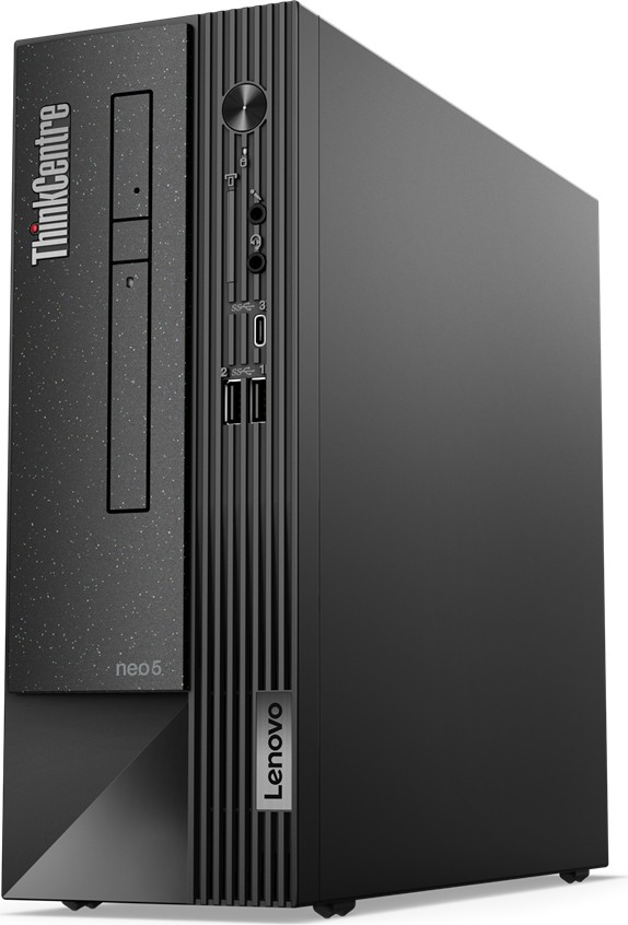 Lenovo ThinkCentre neo 50s 11SX – SFF – Core i5 12400 / 2,5 GHz – RAM 16GB – SSD 512GB – TCG Opal Encryption 2, NVMe – UHD Graphics 730 – GigE – kein Betriebssystem – Monitor: keiner – Tastatur: Deutsch – Raven Black – TopSeller (11SX005QGE)