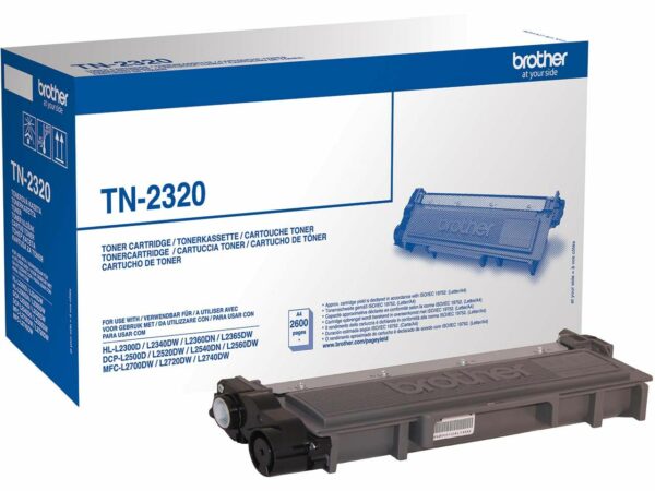 Die originale Brother Tonerkartusche TN-2320 ist für verschiedene Brother Laserdrucker und Multifunktionsgeräte geeignet. Die hochwertige Markenqualität ermöglicht mikrofeine Ausdrucke in Topqualität