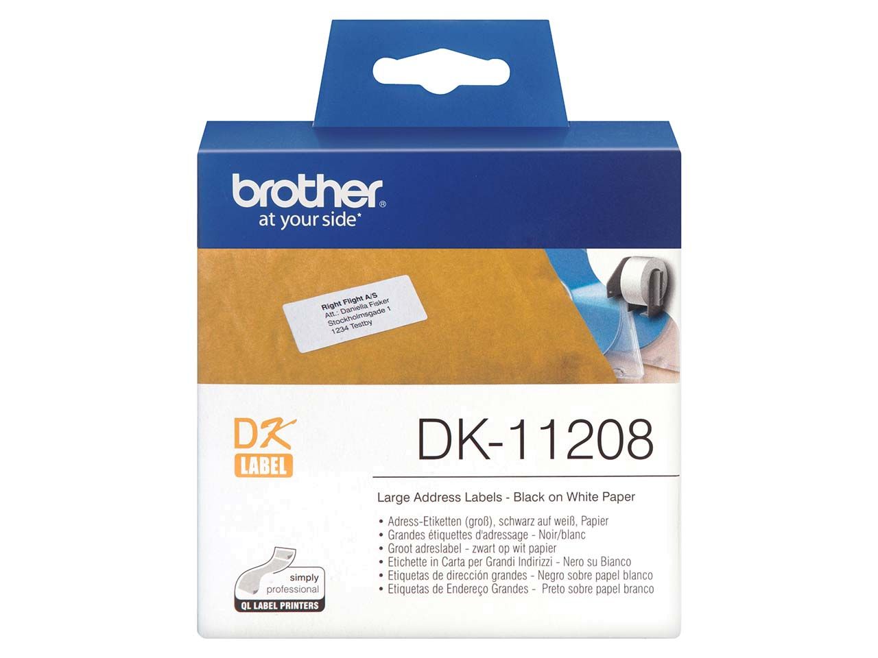 Brother Adressetiketten „DK-11208“ 38 x 90 mm