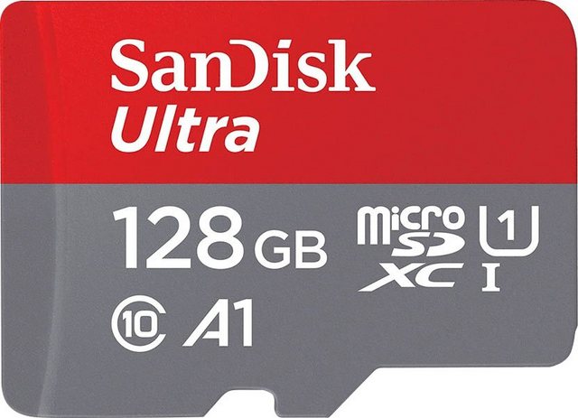 Sandisk Ultra® microSD™ Card für Chromebook 128 GB Speicherkarte (128 GB, UHS Class 1, 120 MB/s Lesegeschwindigkeit)