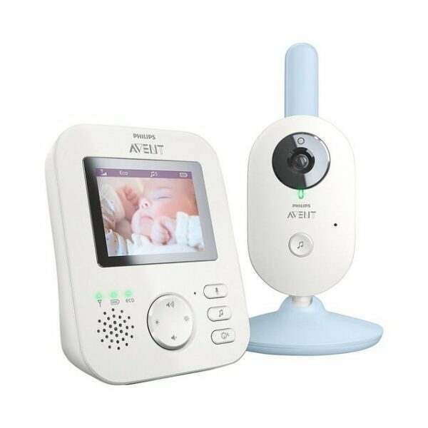 Mit dem DECT Babyphone SCD835/26 von PHILIPS AVENT haben Eltern den Nachwuchs jederzeit im Blick und in Hörweite. Reichweite: bis zu 50 m im Innenbereich