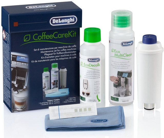 De’Longhi Coffee Care Kit DLSC306 Pflegeset (Set, [5-St. für Kaffeevollautomaten)