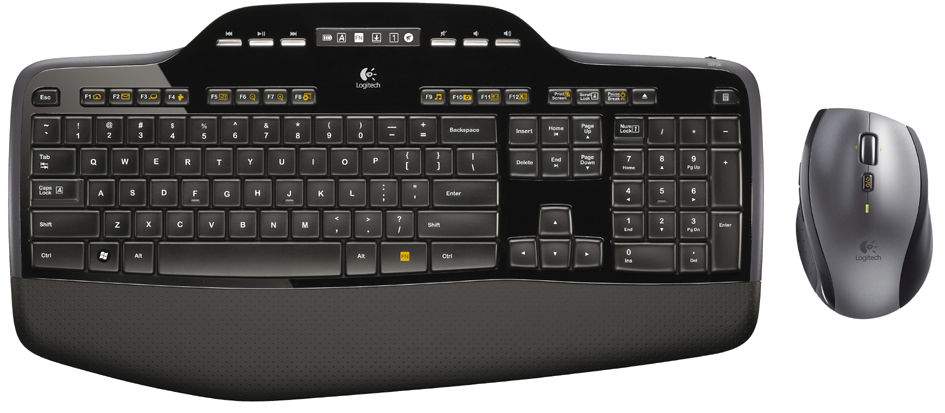 Logitech Desktop Set MK710, kabellos, schwarz/anthrazit