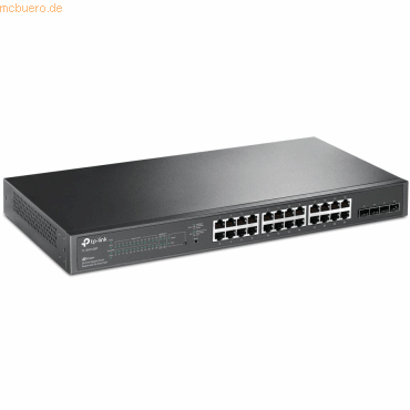 Erweitern Sie Ihr bestehendes Netzwerk mit dem TP-Link TL-SG2428P 24-Port und 4 SFP Slots Gigabit Smart Switch. Dank PoE+ arbeitet er mit allen IEEE-802.3af/at-Geräten zusammen und liefert eine PoE Gesamtleistung von bis zu 250 Watt.> Highlights- 24 IEEE802.3at/af-konforme Gigabi PoE+ Ports mit einer Gesamtleistung von bis zu 250 W- 4 Gigabit SFP-Slots ermöglichen Hochgeschwindigkeitsverbindungen- Zero-Touch Provisionierung (ZTP)