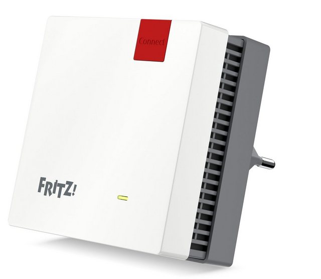 AVM FRITZ!Repeater 1200 AX WLAN-Repeater, Ultraschnelles Wi-Fi 6 im gesamten Heimnetz, Perfekt im WLAN Mesh, Maximale Sicherheit und Komfort, Nachtschaltung für WLAN und ECO-Modus