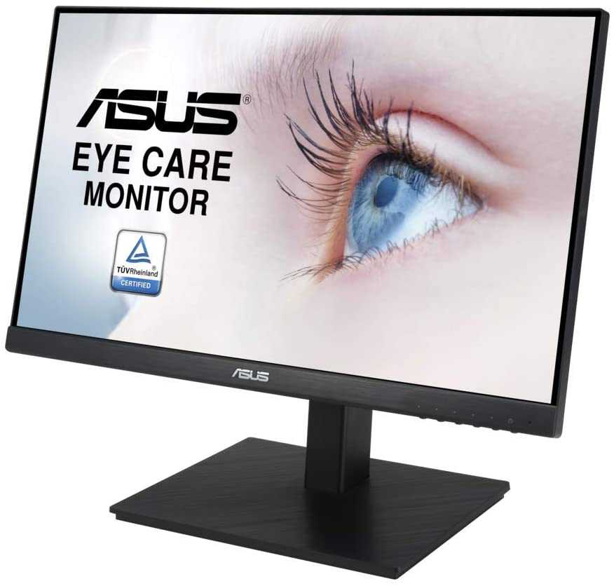 ASUS VA229QSB – Monitor – 54.61 cm (21.5 ), LED, IPS, Full-HD, 75Hz, 5ms, FreeSync, Höhenverstellung, Pivot, DP, HDMI, VGA [Energieklasse F] (90LM06C5-B01370)