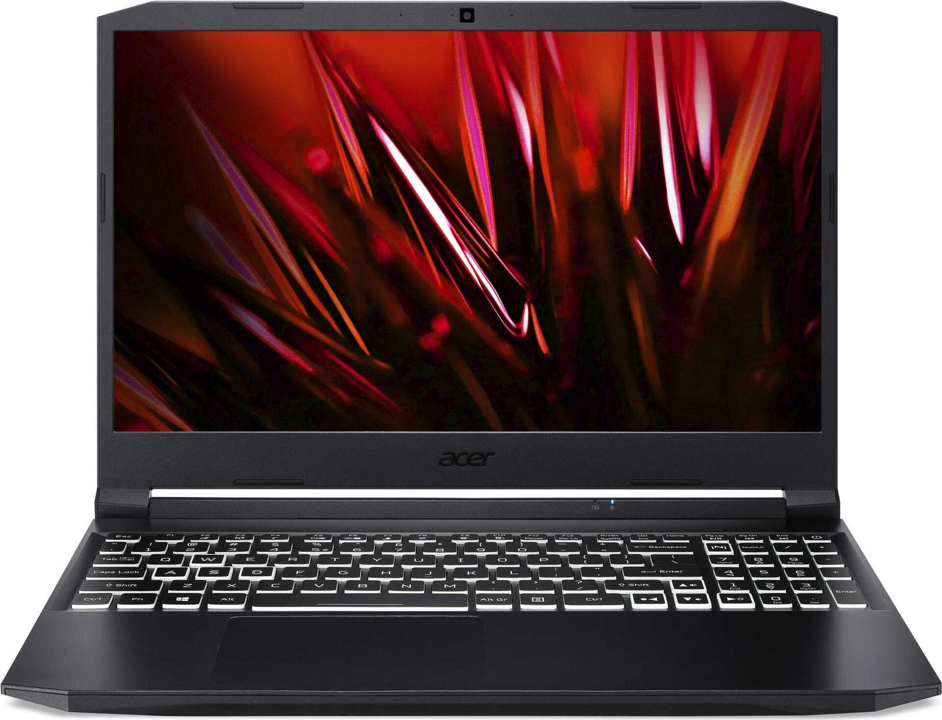 Acer Nitro 5 AN515-45-R8X5 15.6/Ryzen5/8/512SSD/RTX3050/W11 39.62cm (15.6), 1920 x 1080 IPS 144Hz, AMD Ryzen 5 5600H 3.3GHz, NVIDIA® GeForce® RTX 3050 4GB GDDR6 VRAM, 8GB DDR4 RAM, 512GB M.2 PCIe SSD, USB 3.1 Type-C, beleuchtete Tastatur (rot), bis zu 10h Akkulaufzeit, schwarz / rot, 2.3kg, Windows 11 (NH.QBAEV.004)