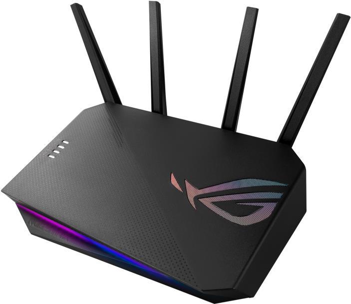 Kurzinfo: ASUS ROG STRIX GS-AX5400 - Wireless Router - 4-Port-Switch - GigE - 802.11a/b/g/n/ac/ax - Dual-Band Gruppe Bridges & Router Hersteller ASUS Hersteller Art. Nr. 90IG06L0-MO3R10 Modell ROG STRIX GS-AX5400 EAN/UPC 4711081173939 Produktbeschreibung: ASUS ROG STRIX GS-AX5400 - Wireless Router - 802.11a/b/g/n/ac/ax - Desktop Gerätetyp Wireless Router - 4-Port-Switch (integriert) Gehäusetyp Desktop WAN-Ports Anz. 1 Data Link Protocol Ethernet