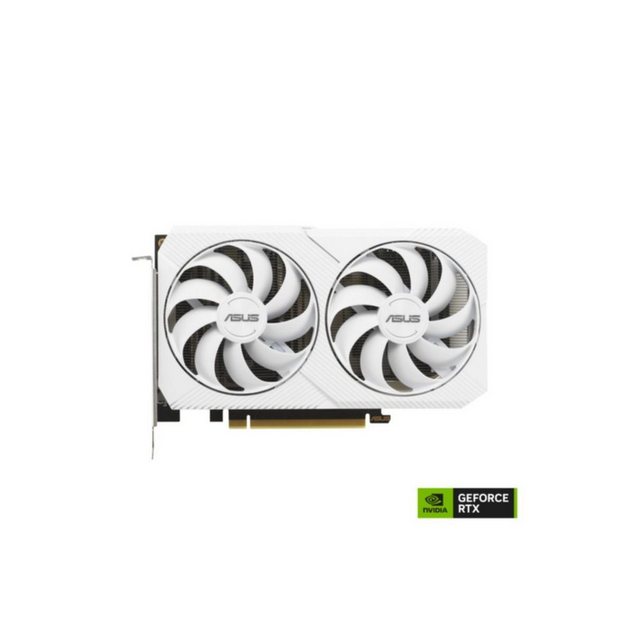 Asus GeForce RTX 3060 DUAL-RTX3060-O8G-WHITE Grafikkarte (8 GB, GDDR6)