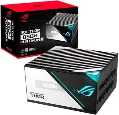 Das leiseste 850W Platinum Netzteil Die zweite Generation des ROG Thor 850W Platinum ist zurück und bietet eine verbesserte Kühlung und Komponenten