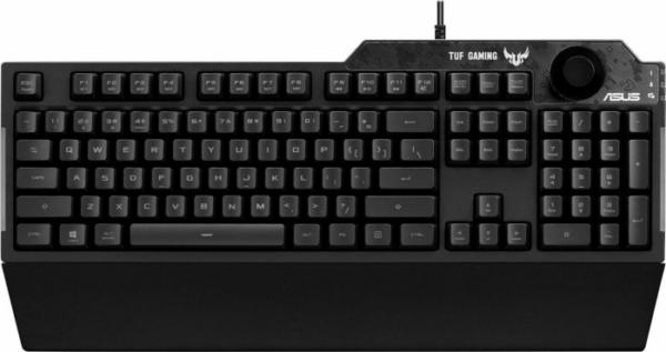 ASUS TUF Gaming K1 RGB-Tastatur mit dediziertem Lautstärkeregler