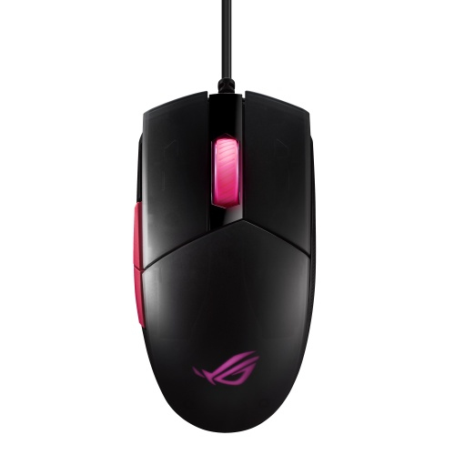 ASUS ROG Strix Impact II Electro Punk – Optisch – USB Typ-A – 6200 DPI – Schwarz – Pink