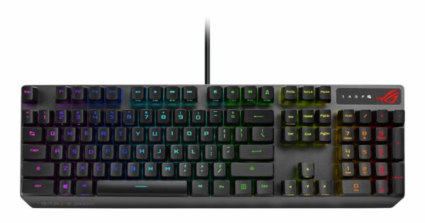 ASUS ROG Strix Scope RX. Tastatur Formfaktor: Volle Größe (100%). Tastatur-Stil: Gerade. Geräteschnittstelle: USB