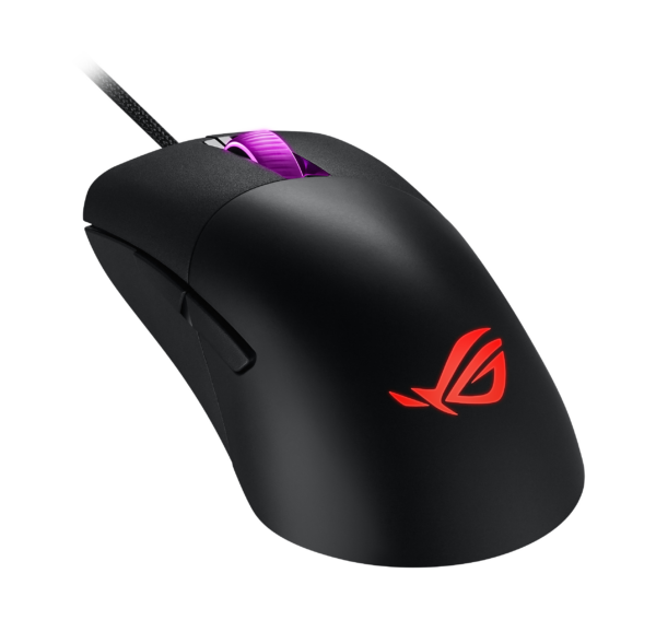 FÜR PROFIS ENTWICKELT  Die ROG Keris ist eine federleichte FPS-Gaming-Maus mit einem Gewicht von nur 62 Gramm und einem speziell optimierten 16.000-DPI-Sensor. Sie verfügt über ROG-exklusive Push-Fit-Schaltersockel und ROG Micro Switches