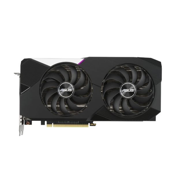 Doppelter Lüfter. Doppelter Spaß.  Die ASUS Dual GeForce RTX™ 3070 8G vereint Leistung und Eleganz auf einzigartige Weise und liefert die NVIDIA-Ampere™-Architektur in ihrer reinsten Form. Zum Einsatz kommen fortschrittliche Kühlungstechnologien