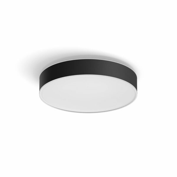 Philips Hue White Amb. Enrave Deckenleuchte M schwarz 2400lm inkl. Dimmschalter 8718696176443 / 8718696176443 - .