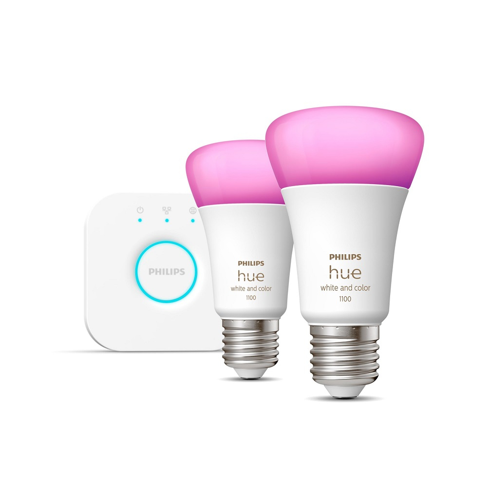 Philips Hue White & Color Ambiance White & Col. Amb. E27 2er Starter Set 2x800lm 75W PMO, 8719514291492